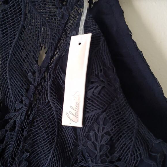 NEW Chelsea28 Fit & Flare Eyelash Lace Dress - Picture 7 of 10